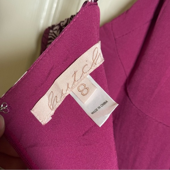 HUTCH by Anthropologie linny maxi dress in floral purple Size 8 - Picture 11 of 12